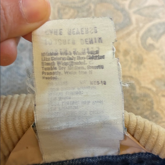 LL Bean vintage denim chore barn coat small blue wool lining - Picture 8 of 10